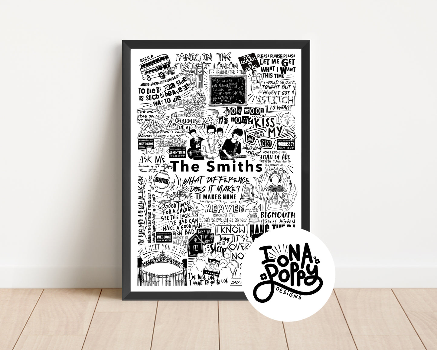 The Smiths - Greatest Hits Lyric Print | Doodle