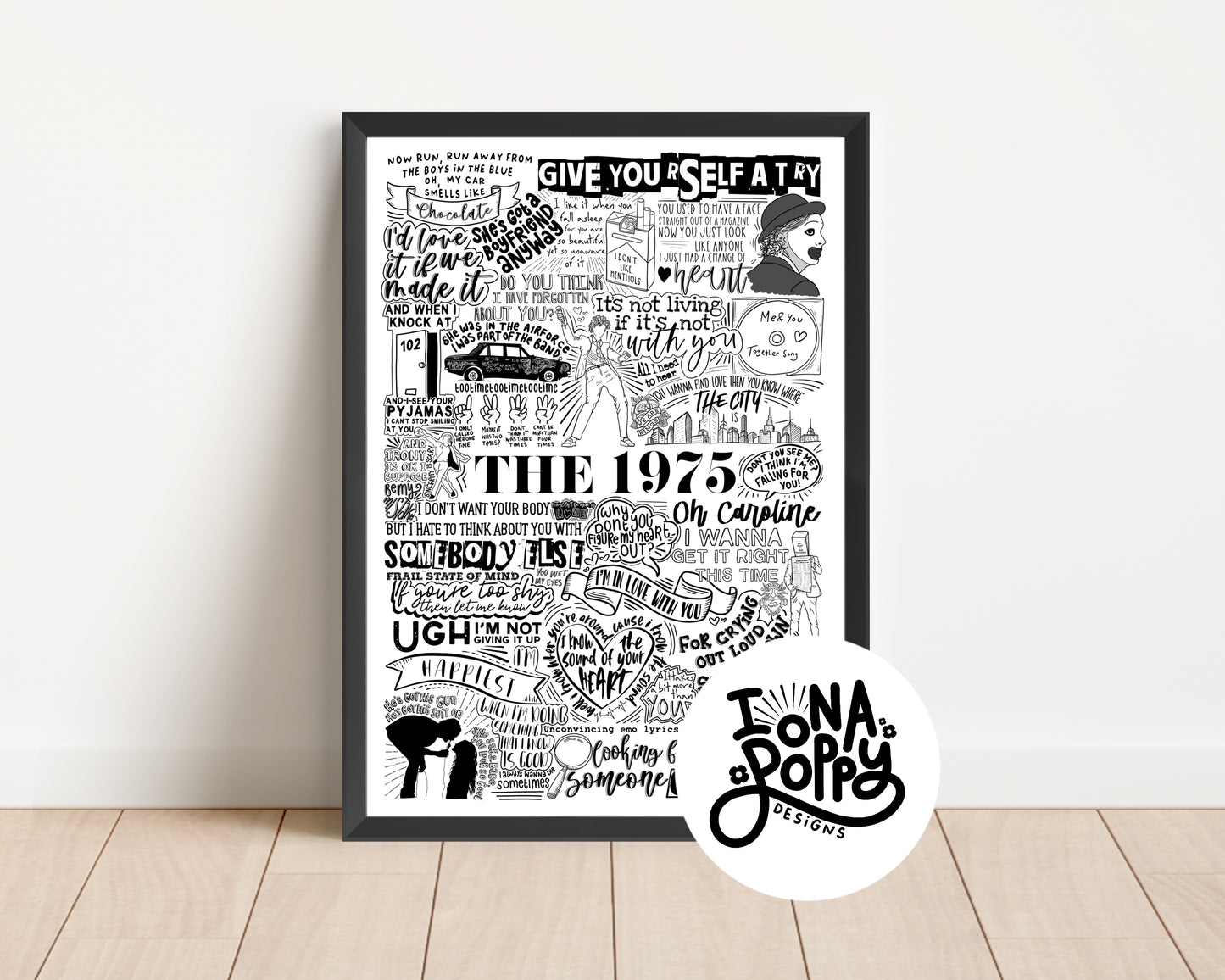 The 1975 - Greatest Hits Lyric Print | Doodle