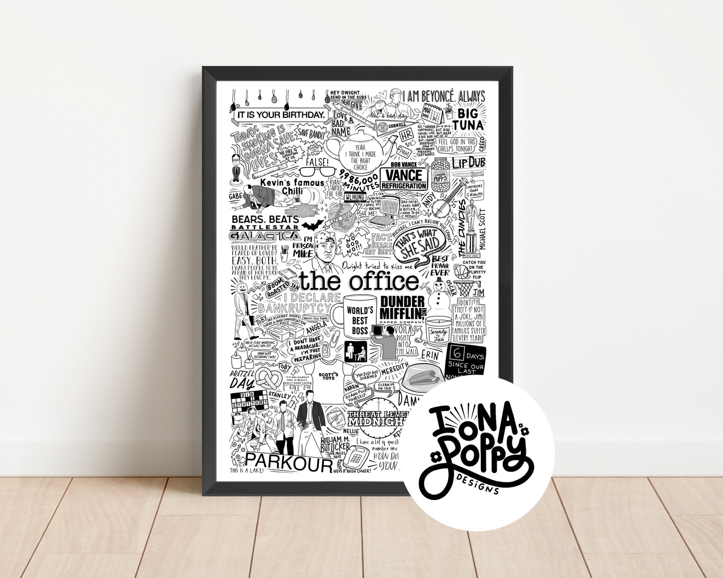 The Office - Iconic Quotes Print | Doodle
